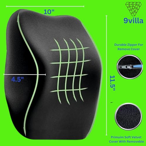 9villa Ultimate Car Neck Head Rest Pillow | 2 Years Warranty | 100% Memory Foam Neck Pillow for Car,Comfortable Rides & Cervical Support - Relieves Neck Pain - Image 2