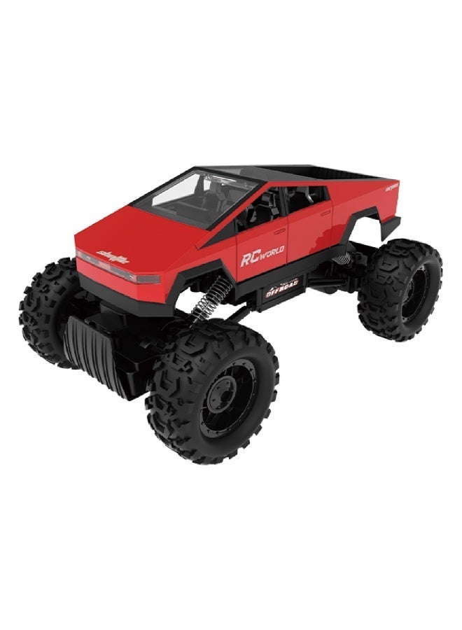 Tesla 1/14 Cyber Crawler Climbing Remote Control Car - Red - Image 2