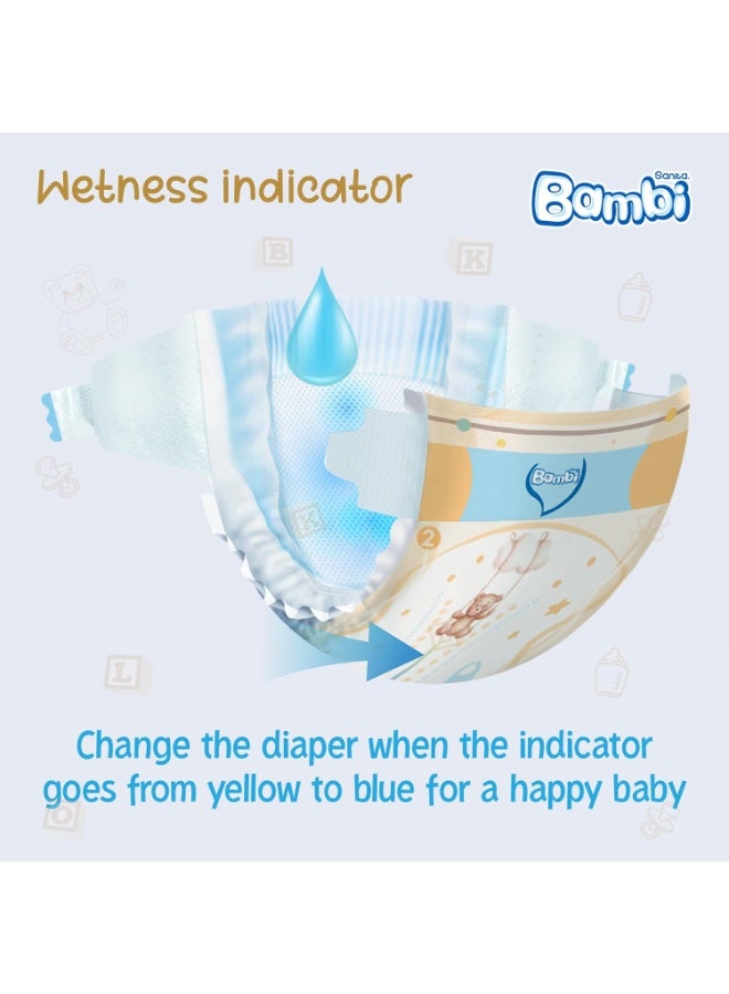 erorex anita Bambi Baby Diapers, Size 2 (Small, 3-6 Kg), 19 Count | All-Round Softness with Wetness Indicator - Image 5