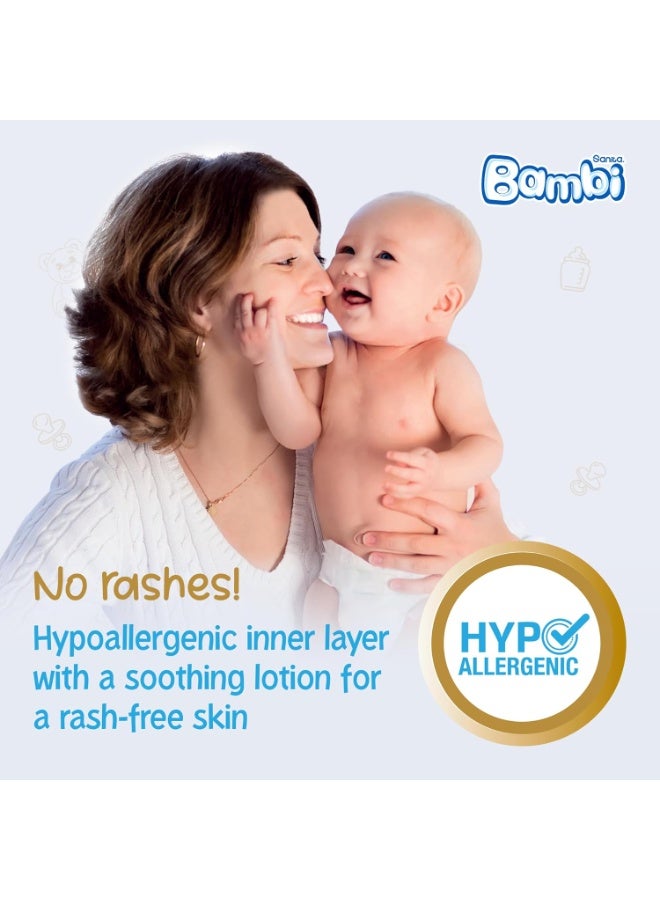 erorex anita Bambi Baby Diapers, Size 2 (Small, 3-6 Kg), 19 Count | All-Round Softness with Wetness Indicator - Image 4