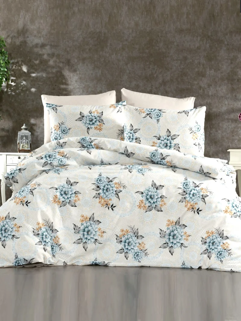Caqqa Dora Double Duvet Cover Set with Elastic Sheets