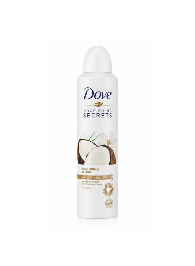 Dove Nourishing Secrets Antiperspirant Deodorant Spray 250ml