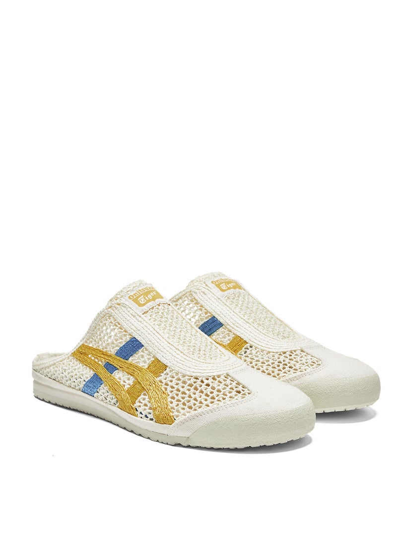 Onitsuka Tiger Sabot Slip-On Sandals Beige/Yellow/Blue Green For Men/Women/Students  - Image 2