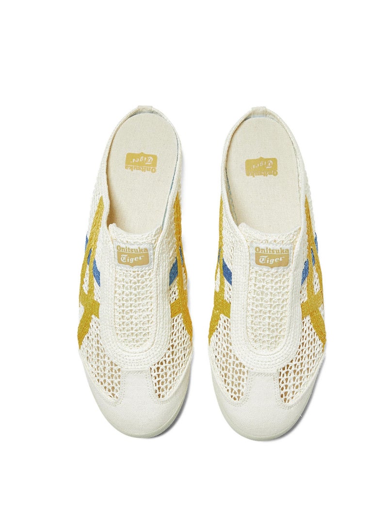 Onitsuka Tiger Sabot Slip-On Sandals Beige/Yellow/Blue Green For Men/Women/Students  - Image 3