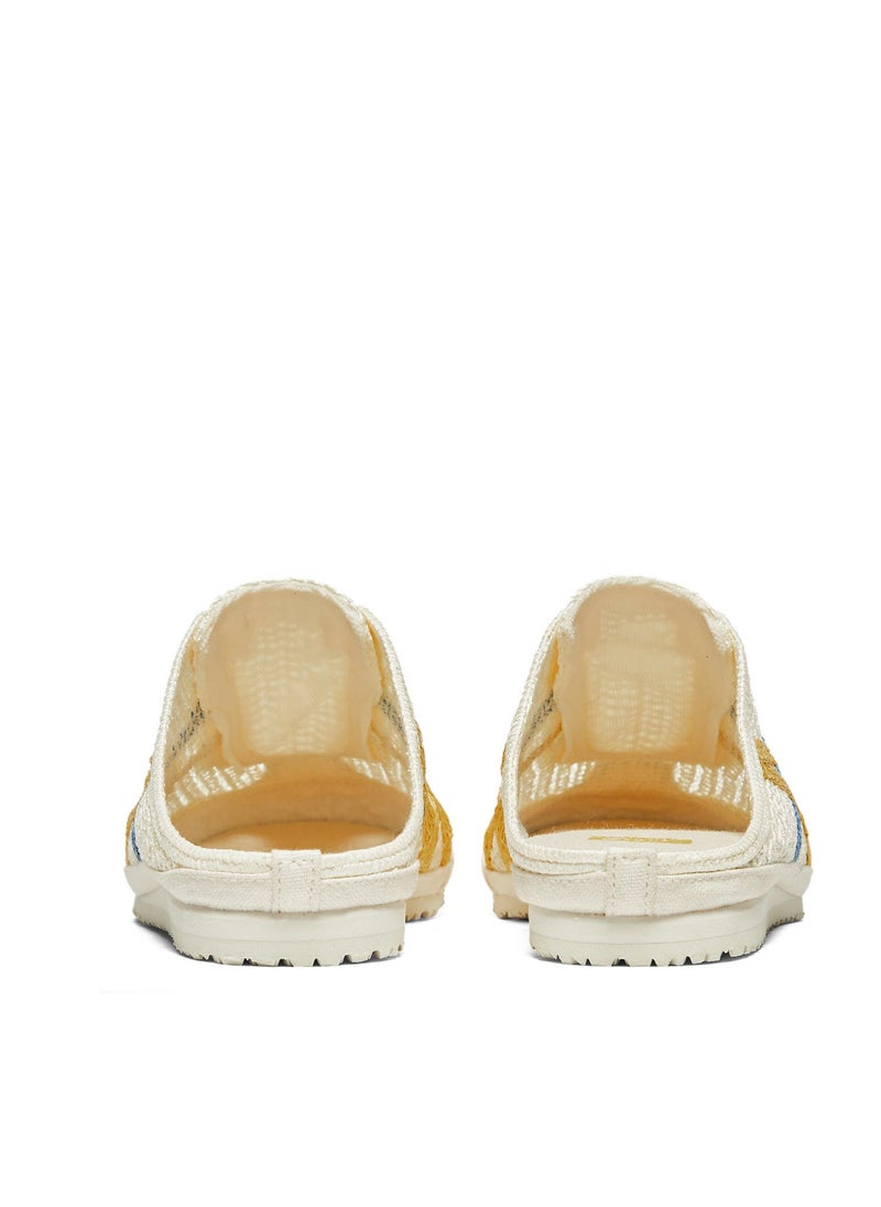 Onitsuka Tiger Sabot Slip-On Sandals Beige/Yellow/Blue Green For Men/Women/Students  - Image 5