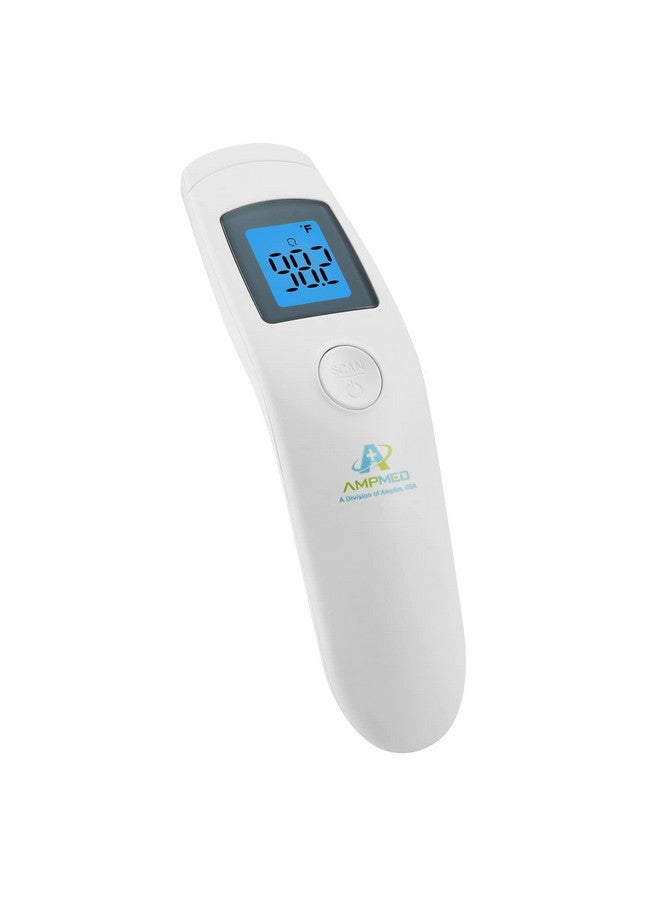Amplim No Touch Forehead Thermometer ; Noncontact Touchless Thermometer ; Medical Grade Hygienic Accurate Instant Read Thermometer For Adults Kids And Baby ; Fsa Hsa - Image 1