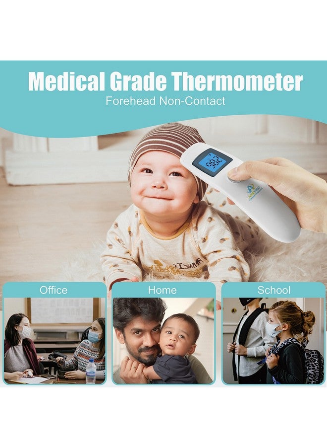 Amplim No Touch Forehead Thermometer ; Noncontact Touchless Thermometer ; Medical Grade Hygienic Accurate Instant Read Thermometer For Adults Kids And Baby ; Fsa Hsa - Image 5