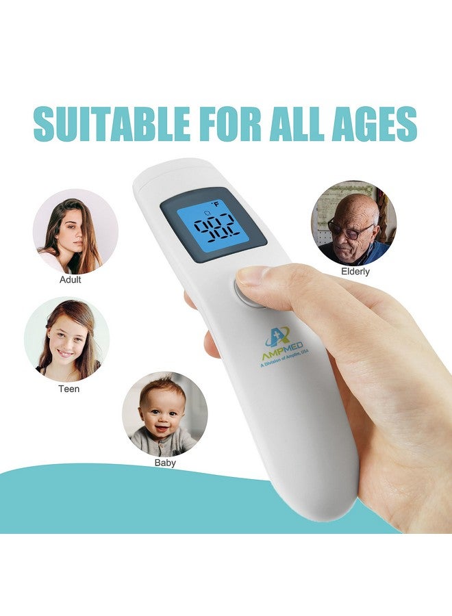 Amplim No Touch Forehead Thermometer ; Noncontact Touchless Thermometer ; Medical Grade Hygienic Accurate Instant Read Thermometer For Adults Kids And Baby ; Fsa Hsa - Image 3
