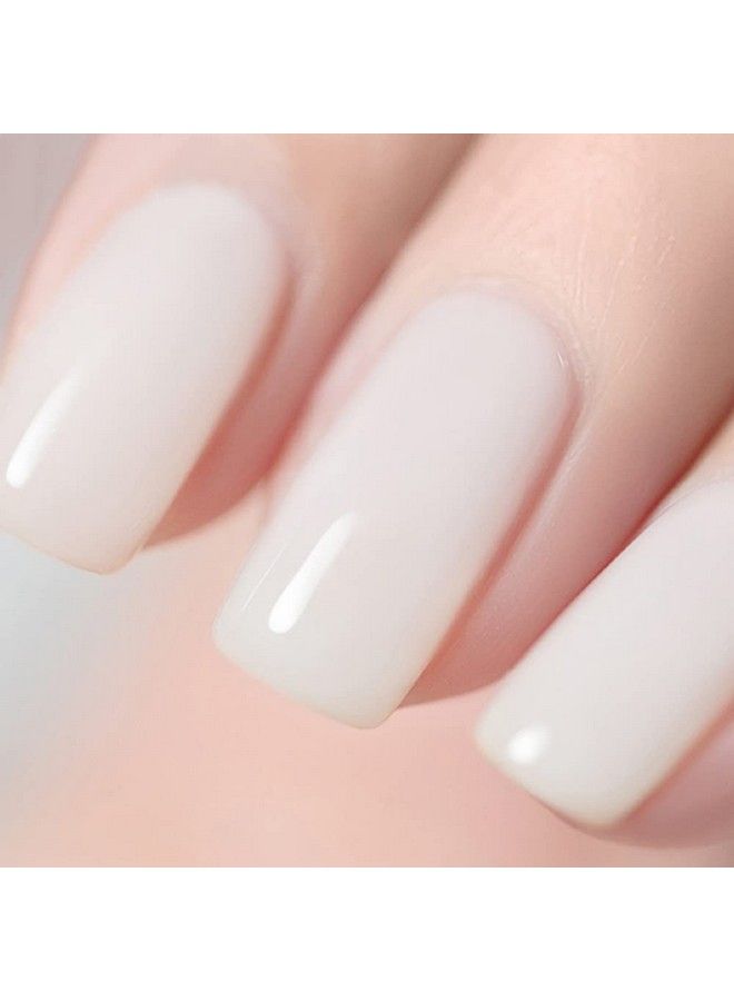 Vishine 2Pcs Of Jelly Translucent Gel Polish Milky White & Jelly Crystal Black Gel Nail Polishtranslucent Jelly French White Gel Polish Led Manicuring Varnish 15Ml - Image 5