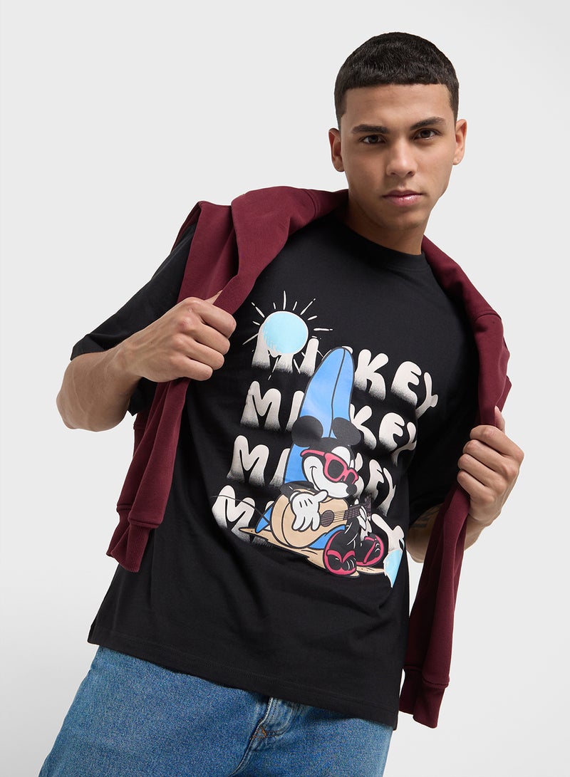 Disney Mens Over Size Crew Neck - Image 1