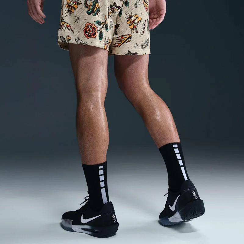 Nike Beige Men's Dri-FIT Practice Mesh Basketball Shorts for Men | Best Price UAE