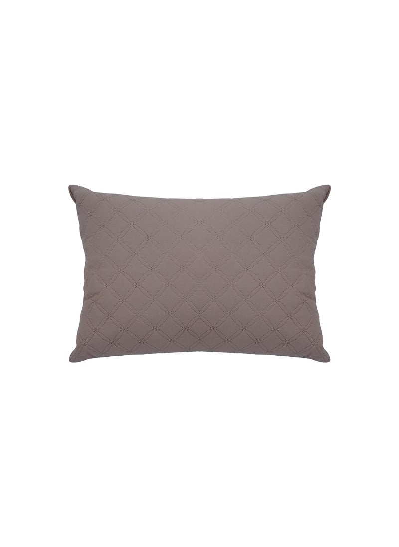GOODNIGHT Cotton Plus Pillow Hypoallergenic Side And Back Sleeping Pillows For Neck And Shoulder Support Beige  - Image 1