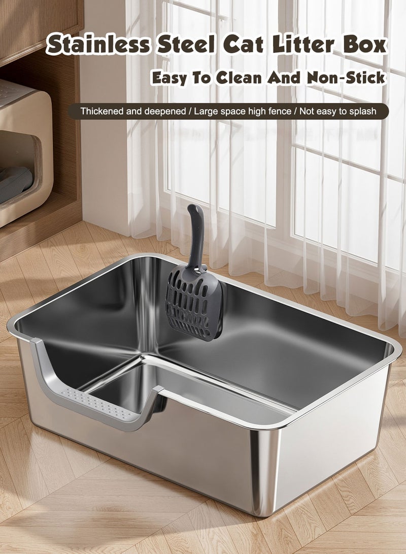 كيدل صندوق القمامة القط مع مقطعة القمامة علبة القمامة القط غير اللاصقة ، سهلة التنظيف - Image 2