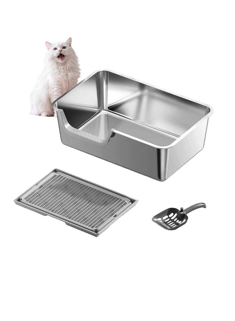 كيدل صندوق القمامة القط مع مقطعة القمامة علبة القمامة القط غير اللاصقة ، سهلة التنظيف - Image 1