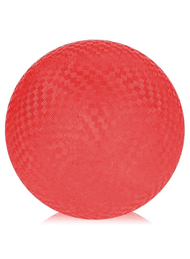 ArtCreativity Red Playground Ball for Kids, Bouncy 10 Inch Kick Ball for Backyard, Park, and Beach Outdoor Fun, Durable Outside Play Toys for Boys and Girls - Sold Deflated - Image 1