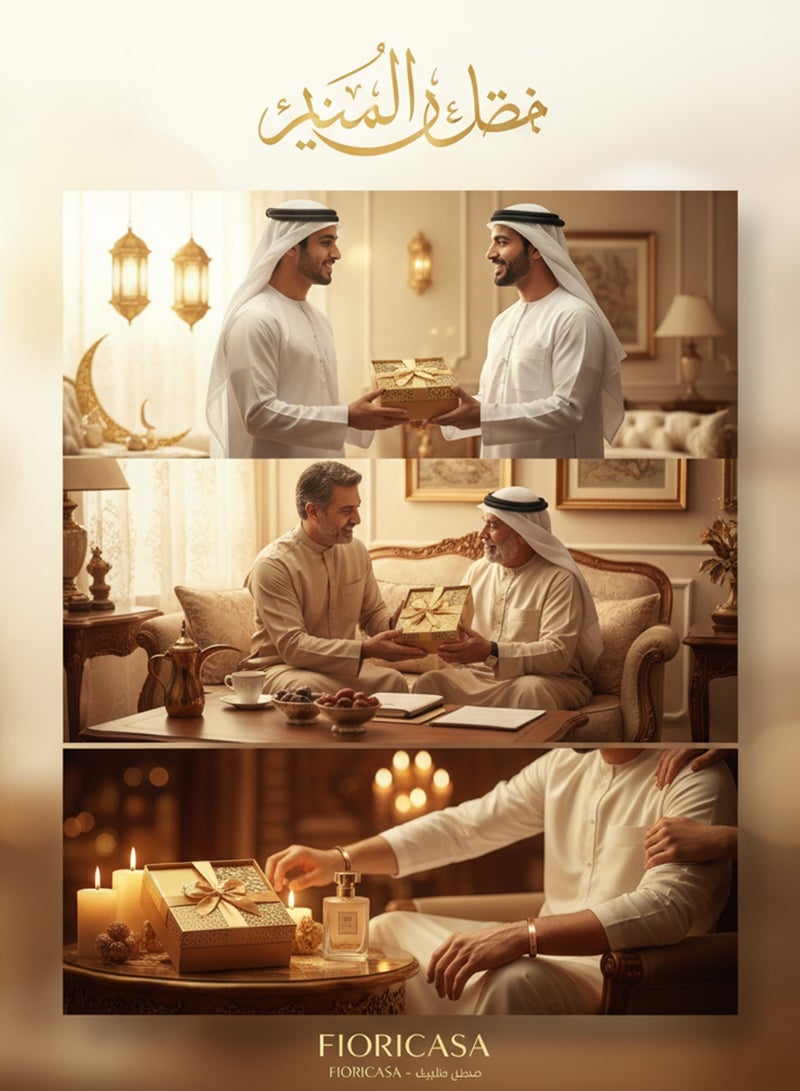 فوريكاسا سوار مغناطيسي رجالي من الستانلس ستيل – تصميم بسيط بحجر أسود - Image 5