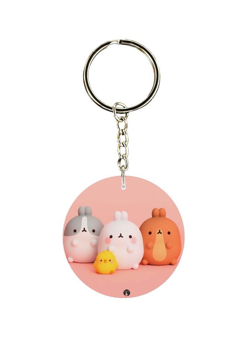 RKN Cartoon Printed Keychain