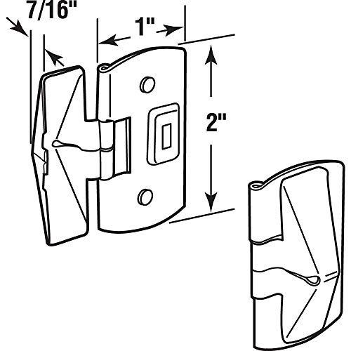 Prime-Line U 10683 Stainless Steel, Wood Window Vent Latch (2 Pack) - Image 2