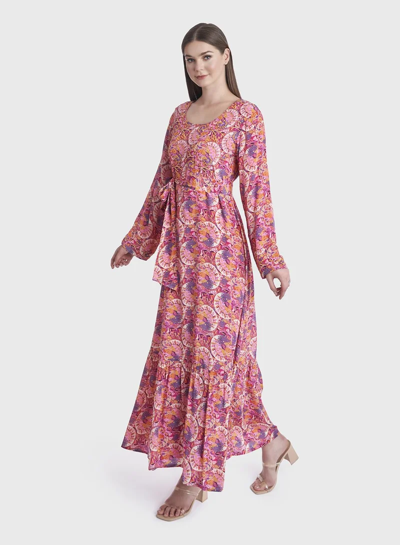 KASHKHA Floral Print Dress