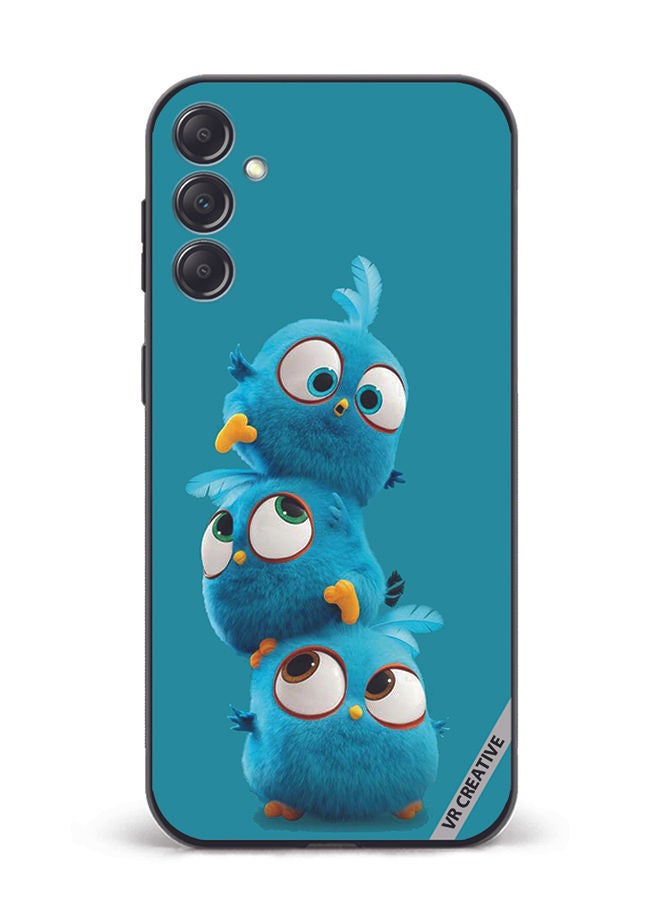 VR CREATIVE Protective Case Cover For Samsung Galaxy A14 5G/A14 Fur Cartoon Design Multicolour - Image 1