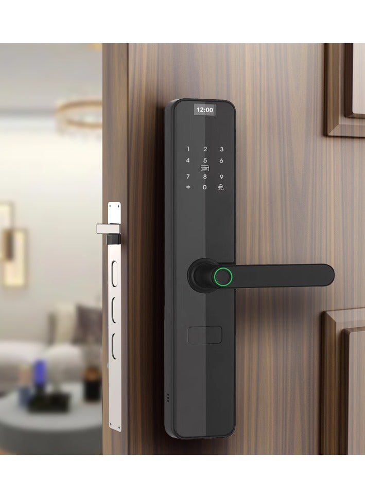 TUYA Smart Door Lock Opens With Fingerprint - Password - Phone APP - Card - Key - Image 4