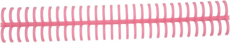 Aramox Binding Spiral Coil Strong Plastic 30-Hole 130 Sheet Capacity Comb for Office Classroom Library, 10Pcs (Rosy) - Image 4