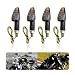 KIFIDAN 4PCS Motorcycle Turn Signals12V 14LED Motorcycle Lights Turn Signal Assembly with Bright Amber LampUniversal FrontRear Motorcycle LED Lights Compatible with Yamaha Honda - Image 2