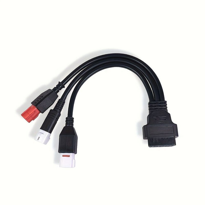 OBD2 Diagnostic Cable 3 In 1 16 Pin to 3 4 6 Pin Adapter for Yamaha Kline Euro5 Motorcycles No Battery - Image 1