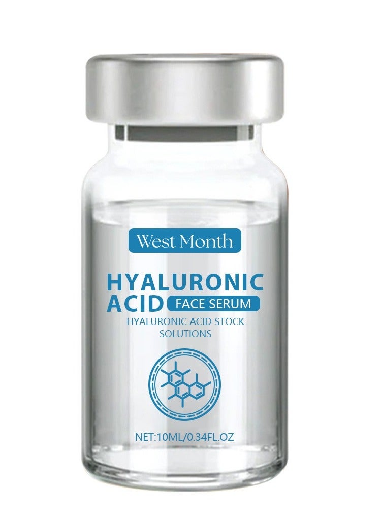 West&Month Hyaluronic Acid Face Serum, Gla-Mory Micro-Infusion Facial System for Women – Hydrating, Anti-Aging Moisturizer for Dark Spot Removal, Brightening, and Skin Tightening 10ml - Image 1