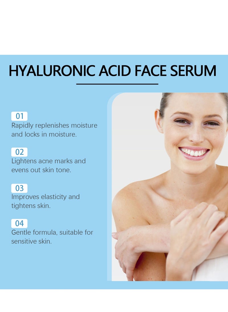 West&Month Hyaluronic Acid Face Serum, Gla-Mory Micro-Infusion Facial System for Women – Hydrating, Anti-Aging Moisturizer for Dark Spot Removal, Brightening, and Skin Tightening 10ml - Image 5