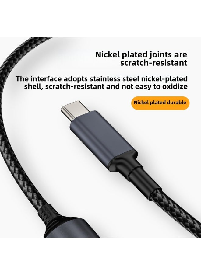 Generic - Dc Female To Type-c Adapter Cable Automatic Identification Voltage 140W Suitable For Lenovo Hp Dell PoWer Conversion-Color:6.0*0.6 To C Male 140W Short Line - Image 1