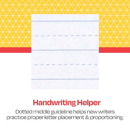 School Smart 085439 Alternate Ruled Paper without Margin, 10.5" Length, 8" Width, White (Ream of 500) - Image 3