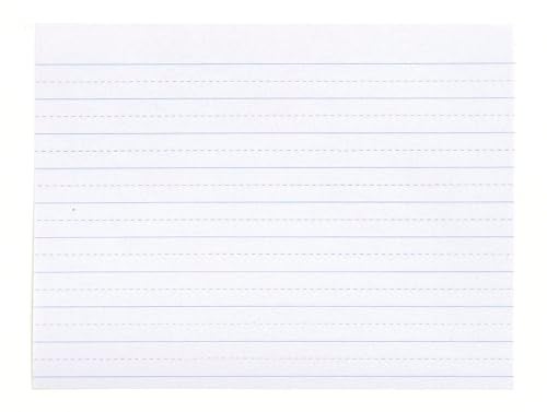 School Smart 085439 Alternate Ruled Paper without Margin, 10.5" Length, 8" Width, White (Ream of 500) - Image 1
