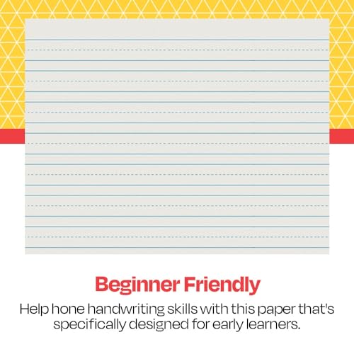 School Smart 085439 Alternate Ruled Paper without Margin, 10.5" Length, 8" Width, White (Ream of 500) - Image 5