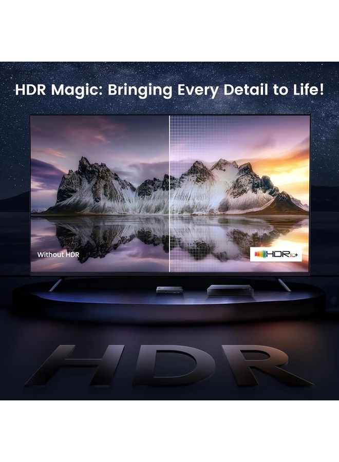 Black 4K 120Hz HDMI 2 1 Switch 3 Port HDR VRR ALLM Dolby Vision Remote for PS5 Xbox PC Apple TV - Image 4