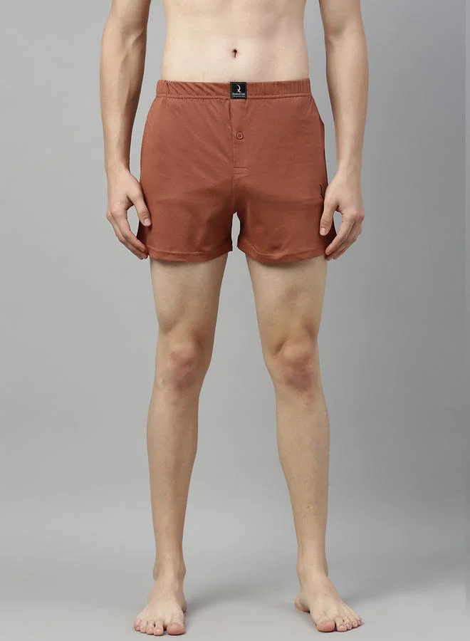ديلينجر Cotton Knit Boxer with Side Pocket by Styli