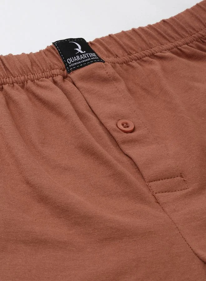 ديلينجر Cotton Knit Boxer with Side Pocket by Styli