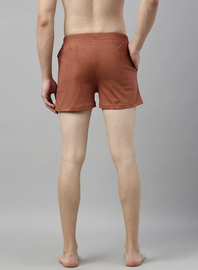 ديلينجر Cotton Knit Boxer with Side Pocket by Styli