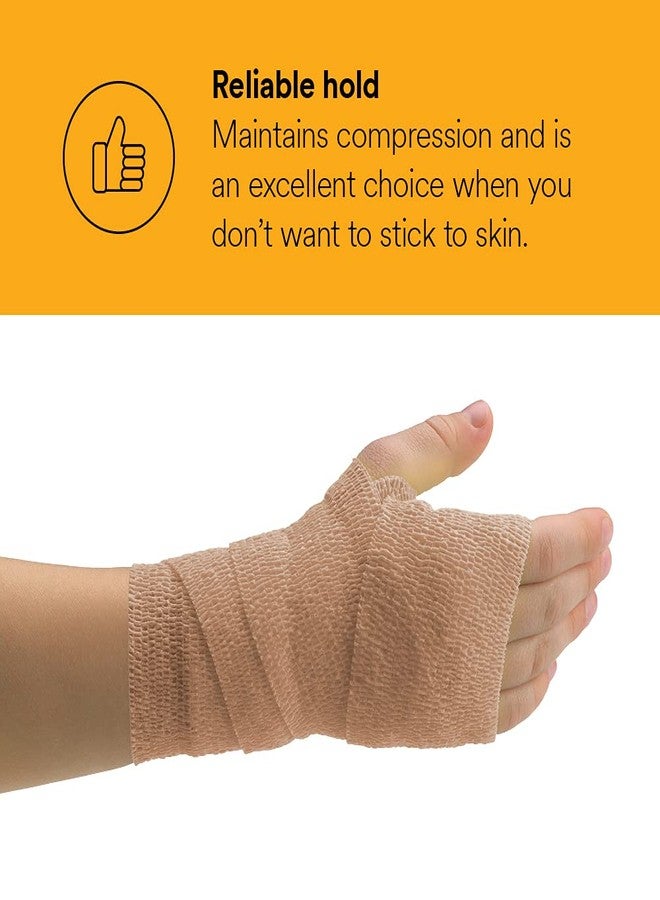 Coban 3M™ Coban™ NL Sterile Non-Latex Self-Adherent Wrap with Hand Tear, Sterile, tan, 4 in x 5 yd, 18 rolls/case - Image 5