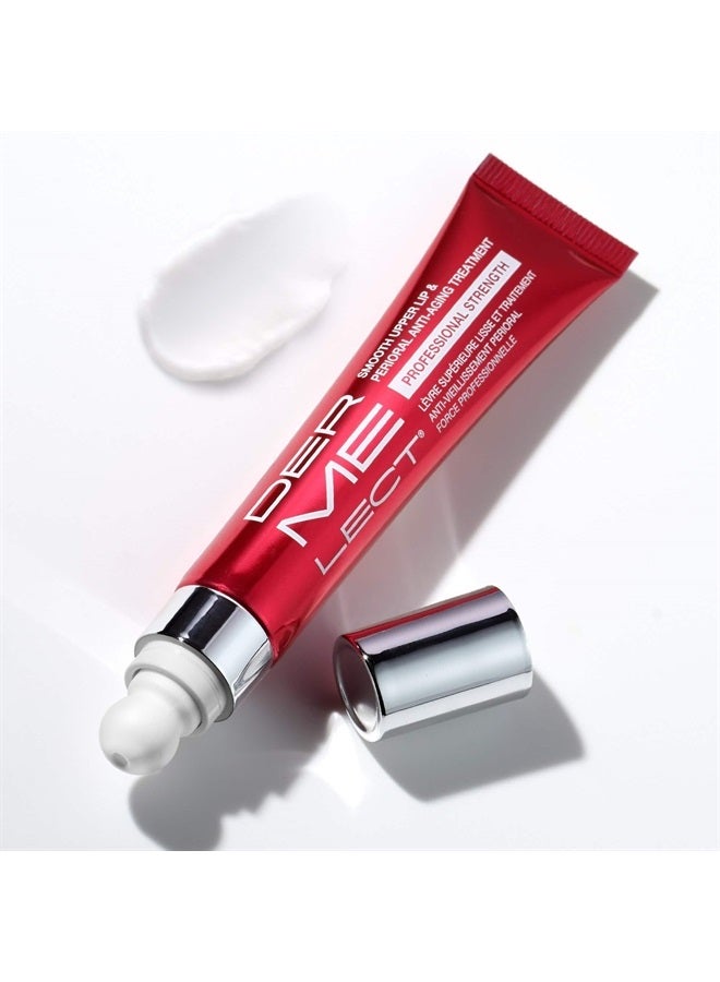 Dermelect Smooth Upper Lip Professional - Anti Aging Cream with Hyaluronic Acid, Collagen, Retinol, Brightening & Smoothing Treatment for Lip Lines, Smile Lines, Discoloration, Lipstick Bleeding 0.5 o - Image 2