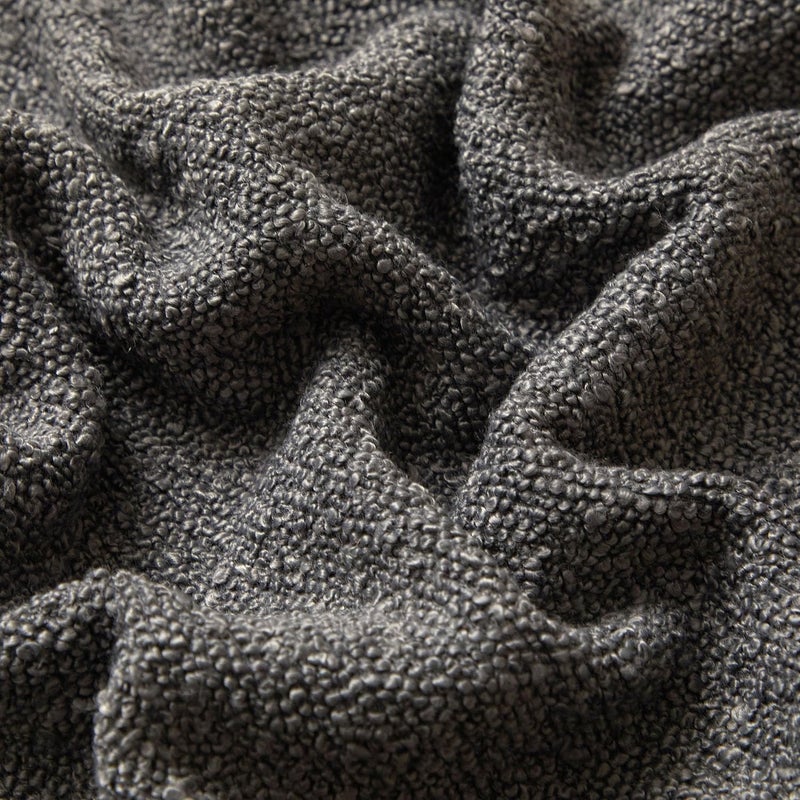 JUSPURBET JUSPRURBET Dark Grey Boucle Throw Pillow Covers 26x26 inch Set of 2 for Couch Bedroom Sofa Living Room Decorative Soft Thick Curly Textured Cushion Covers Boho Pillow Cases with Hidden Zipper - Image 3