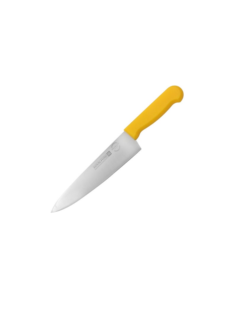 Royalford 8" Chef Knife- RF12561/ with Ultra-Sharp Stainless Steel Blades and Rust-Proof Body, PP Handle - Image 2