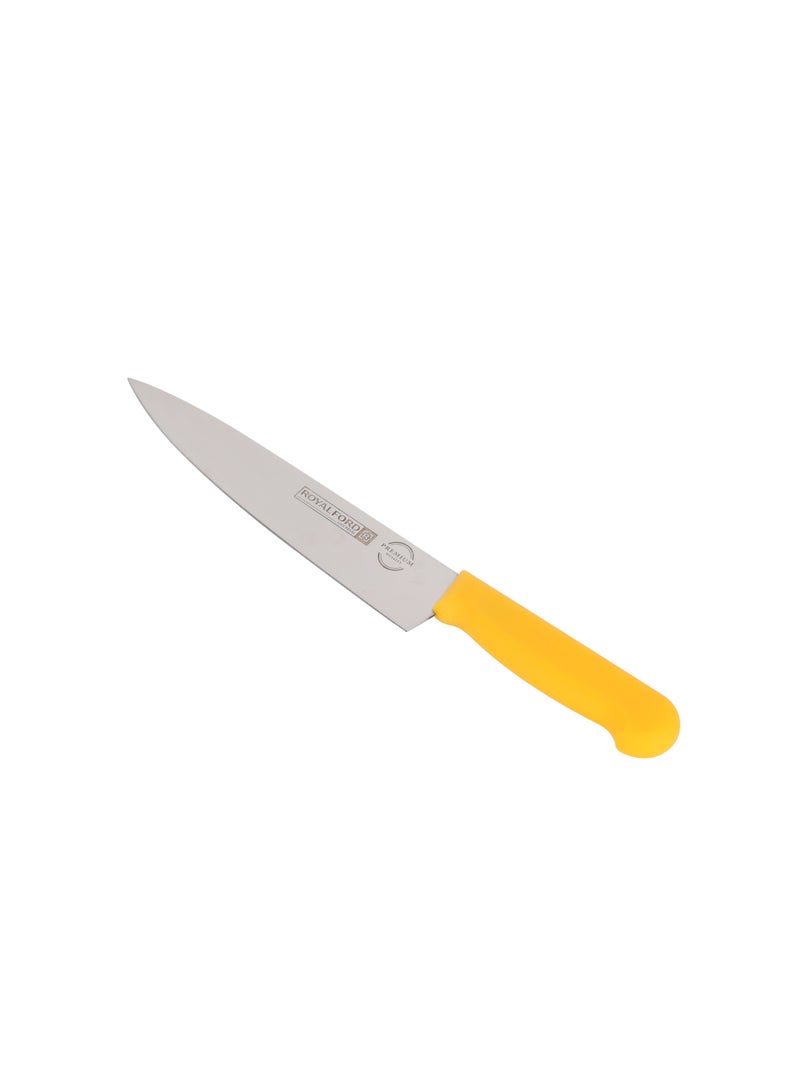 Royalford 8" Chef Knife- RF12561/ with Ultra-Sharp Stainless Steel Blades and Rust-Proof Body, PP Handle - Image 1