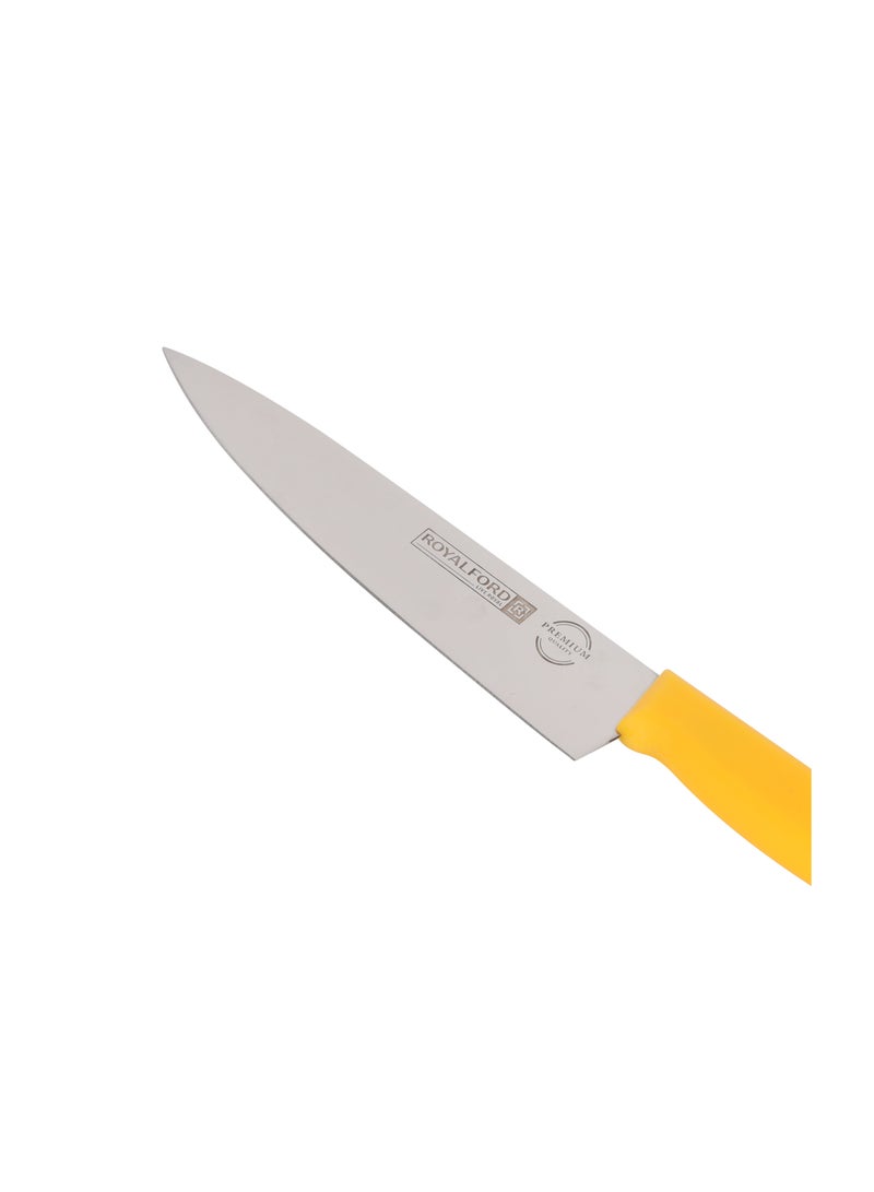 Royalford 8" Chef Knife- RF12561/ with Ultra-Sharp Stainless Steel Blades and Rust-Proof Body, PP Handle - Image 3