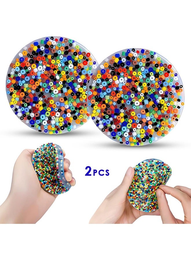 2Pcs Skin Picking Fidget Toys for Dermatillomania, Trichotillomania Fidget Toys - Picky Pad Fidget Reusable, Pick Pad, Picking Pad for Anxiety & ADHD in Adults & Children, 10 cm - Image 1