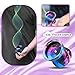 FETESNICE Y26 Professional Butterfly YoYo Dual Mode ResponsiveUnresponsive Finger Spin Yoyo for Kids Adults Competition Players Pro YoYo with 10 Strings Case GlovesBlack Blue Pink - Image 4