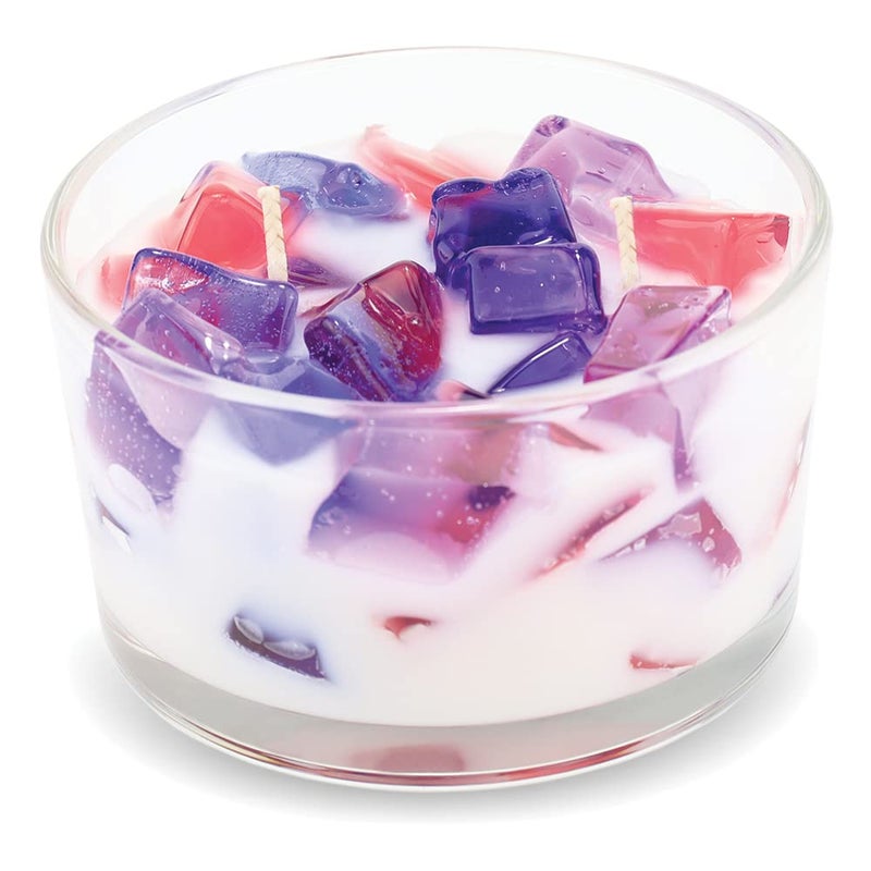 Primal Elements Color Bowl Candle, Lavender Blueberry - Image 1