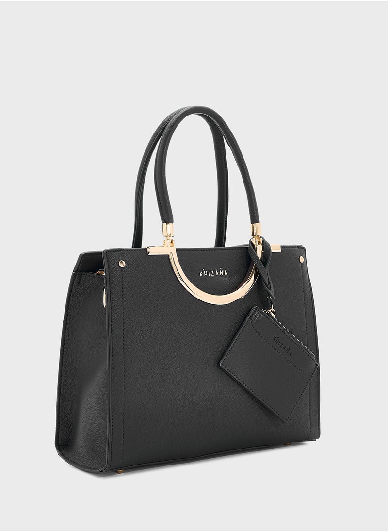 Khizana Mild Grain Satchel With Pouch  - Image 3