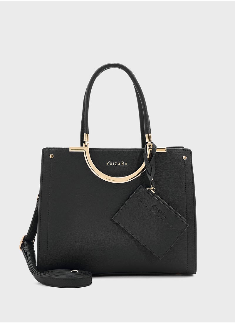 Khizana Mild Grain Satchel With Pouch  - Image 1