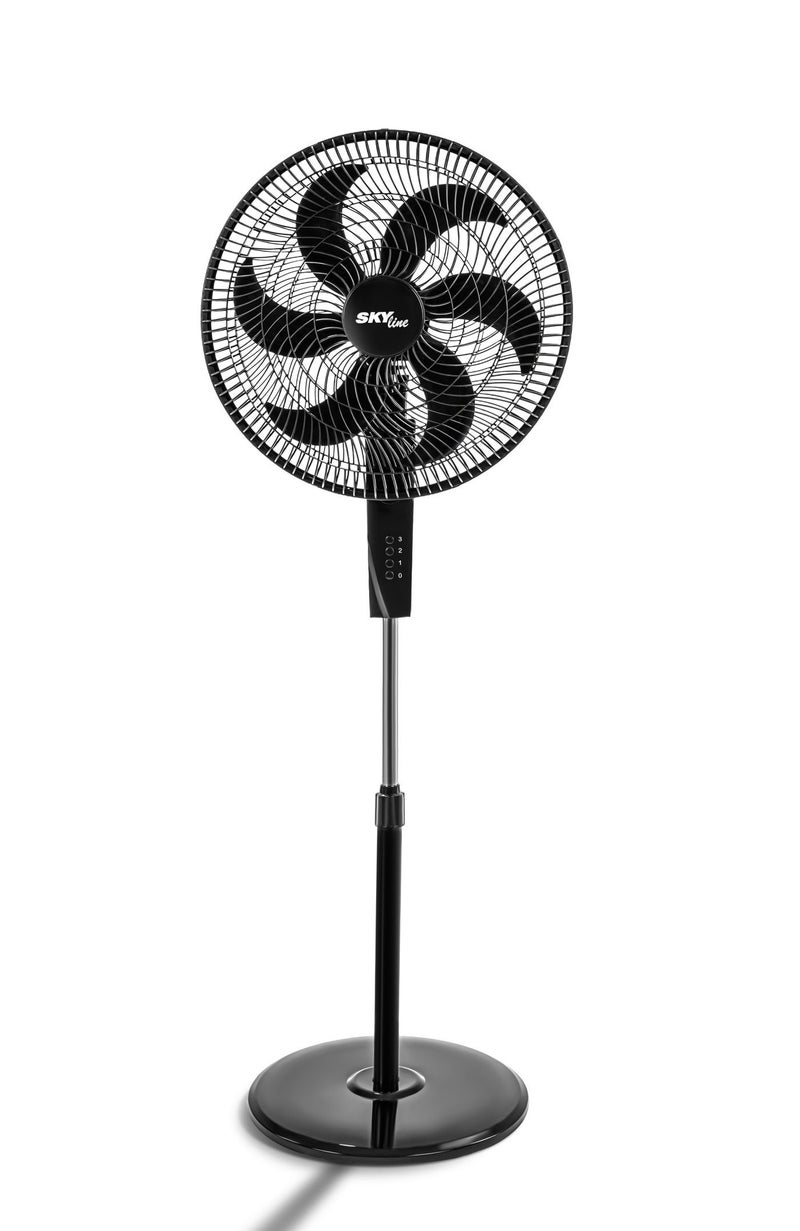 Skyline Jet Stand Fan , 18 Inch, 6 Blades ,Black - SF18-N - Image 1